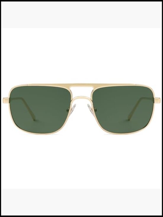 Retro Square Aviator Polarized Sunglasses with UV400 TAC Lenses main image 4